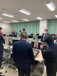 熊本県議会視察（高森高校）の画像
