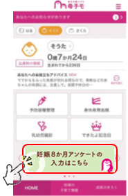 出産前の電子申請の画像