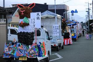 造り物（山引き）