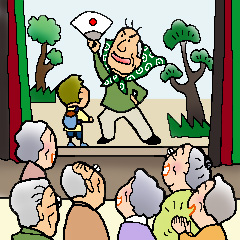 演芸のイラスト