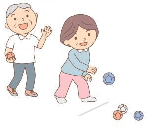 ボッチャ大会のイラスト