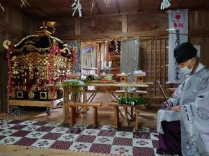 矢津田御霊神社秋季大祭神事