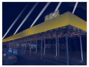 熊本地震10年祈念ライトアップイメージ1