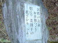 野口雨情の句碑（九十九曲り頂上）の画像