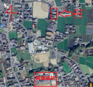 寮周辺地図